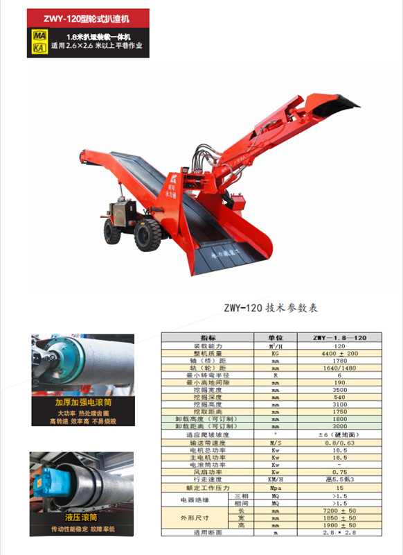 輪式扒渣機